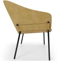 Kit 6 Cadeiras Para Sala De Jantar Estar Living Olívia L02 Couríssimo Fendi - Lyam Decor - 2