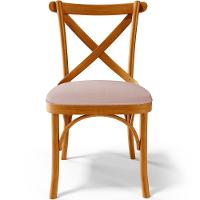 Kit 06 Cadeiras Para Sala De Jantar E Estar Living Estofada ávila L02 Linho Rosê - Lyam