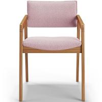 Kit 04 Cadeiras Para Sala De Jantar Estar Living Giorgia B04 Bouclê Rosê - 3