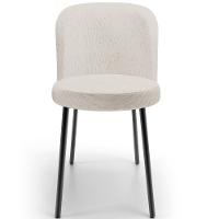 Kit 4 Cadeiras Sala De Jantar Estofada Gavi L02 Linho Cru - 5