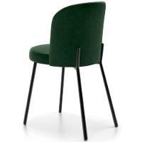 Kit 3 Cadeiras Sala De Jantar Estofada Gavi L02 Couríssimo Verde Musgo