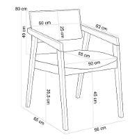 Kit 05 Cadeiras Para Sala De Jantar Estar Living Giorgia B04 Bouclê Rosê
