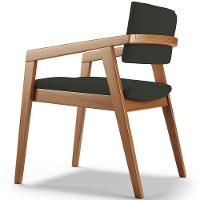 Kit 05 Cadeiras Para Sala De Jantar Estar Living Giorgia B04 Linho Verde Musgo - 2