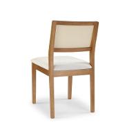 Cadeira Alpina Freijó Encosto Telinha Quadrada Crua Assento Em Tecido 132 E Madeira Maciça Freijó - 2