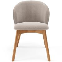 Kit 05 Cadeiras De Jantar E Estar Living Estofada Mia L02 Bouclê Bege - Lyam Decor - 5