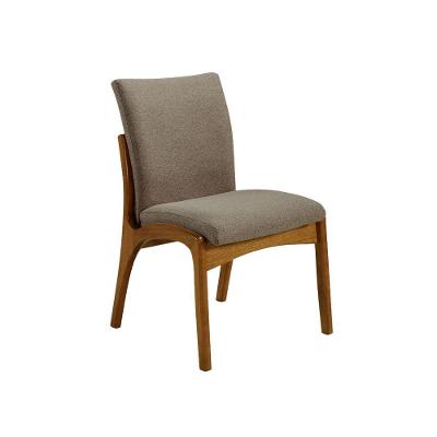 Cadeira Terra Tipo Poltrona Percinta Elástica Extra Conforto Madeira Freijó Cappucino - Treo Made