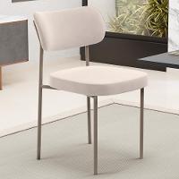 Kit 02 Cadeiras Para Sala De Jantar Melina Base Arena L02 Suede Bege - Lyam Decor - 6