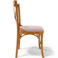 Kit 04 Cadeiras Para Sala De Jantar E Estar Living Estofada ávila L02 Suede Rosê - Lyam - 3