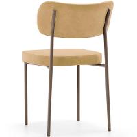 Kit 02 Cadeiras Para Sala De Jantar Melina Base Arena L02 Couríssimo Fendi - Lyam Decor