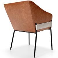 Kit 4 Cadeiras Para Sala De Jantar Estar Living Olívia L02 Linho Cru Couríssimo Camel - Lyam Decor