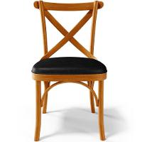 Kit 04 Cadeiras Para Sala De Jantar E Estar Living Estofada ávila L02 Couríssimo Preto - Lyam