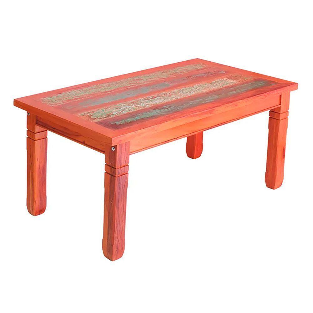 Mesa De Jantar 1,6 M Madeira Maciça Com Pátina - 1