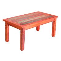 Mesa De Jantar 1,6 M Madeira Maciça Com Pátina - 1