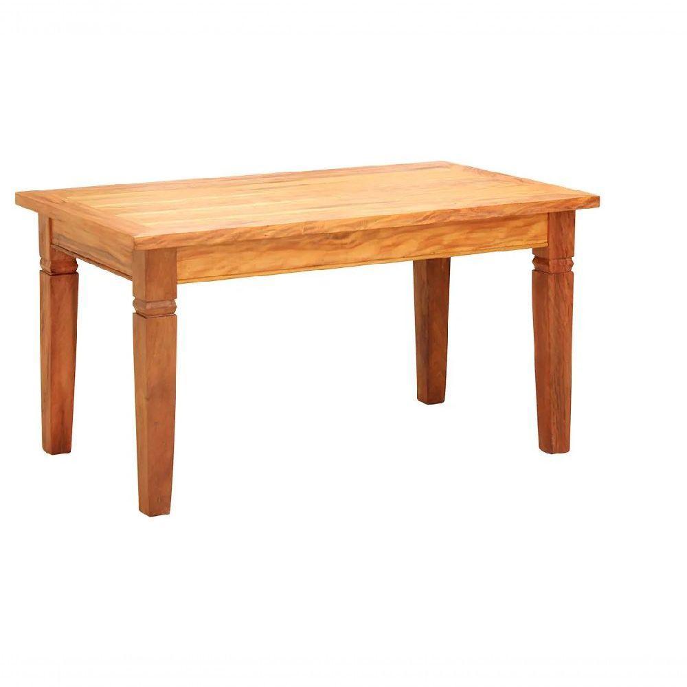 Mesa De Jantar 1,6 M Madeira Maciça Natural - 1