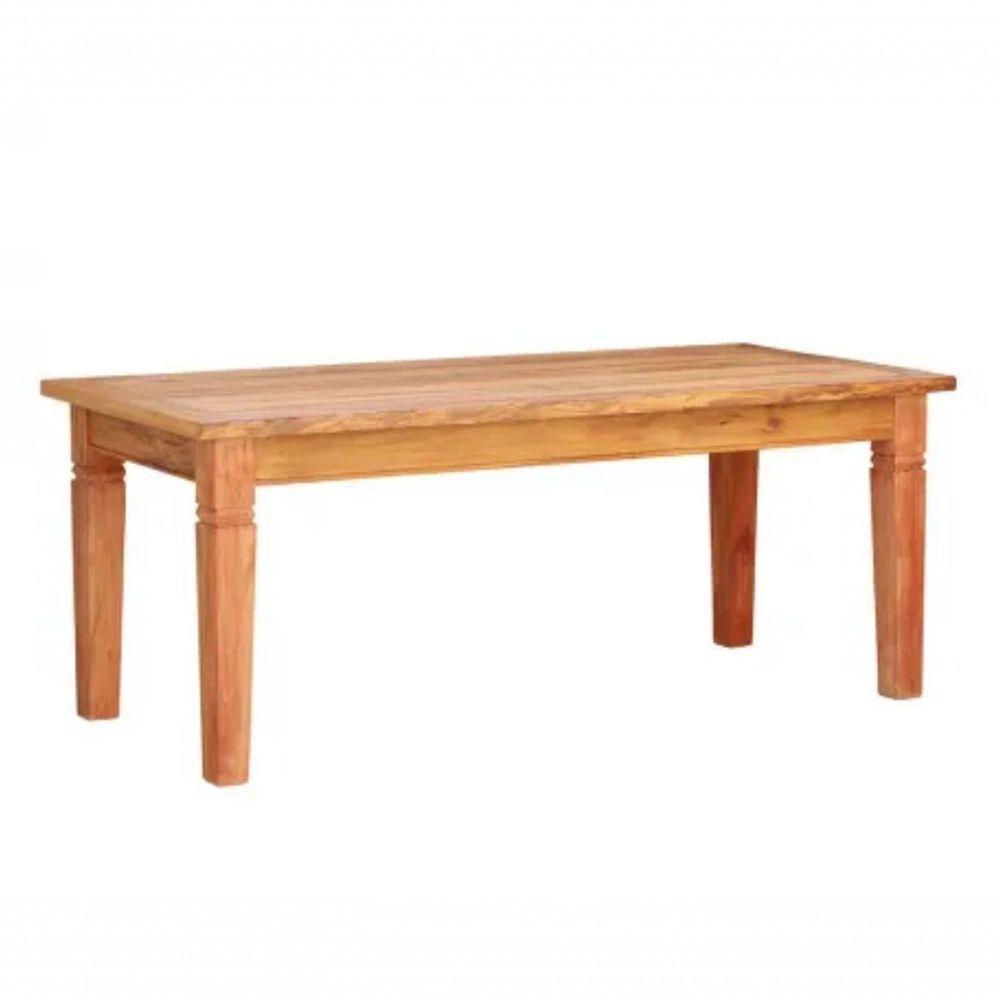 Mesa De Jantar 2,5 M Madeira De Maciça - Natural - 1