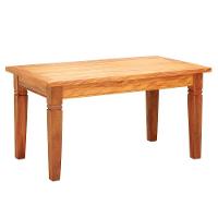 Mesa De Jantar 1,5 M Em Madeira Maciça Natural - 1