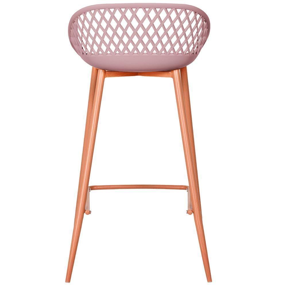 Kit 4 Banquetas Mônaco Clarice Alta Fratini 96 Cm (altura) Em Poliuretano (pu) Cardo Base Em Aço - 3