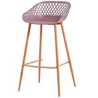 Kit 4 Banquetas Mônaco Clarice Alta Fratini 96 Cm (altura) Em Poliuretano (pu) Cardo Base Em Aço - 6