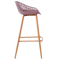 Kit 4 Banquetas Mônaco Clarice Alta Fratini 96 Cm (altura) Em Poliuretano (pu) Cardo Base Em Aço - 7