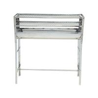 Churrrasqueira Espetinho N°5 Inox Duas Grelhas Tela Moeda Portátil - Gudim - 2