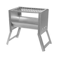 Churrasqueira Uai Galvanizada Portátil Com Grelha Moeda Carvão Portátil - Gudim - 5