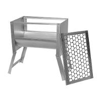 Churrasqueira Uai Galvanizada Portátil Com Grelha Moeda Carvão Portátil - Gudim - 6