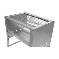 Churrasqueira Uai Galvanizada Portátil Com Grelha Moeda Carvão Portátil - Gudim - 7