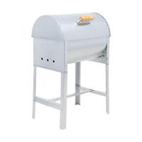 Churrasqueira Mini A Bafo Aço Galvanizado Com Tampa E Alça De Madeira - Gudim - 1