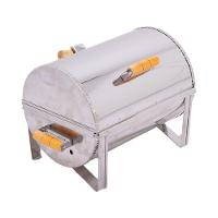 Churrasqueira A Bafo Master Inox Com Tampa E Alças De Madeira - Gudim - 1