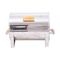 Churrasqueira A Bafo Master Inox Com Tampa E Alças De Madeira - Gudim - 3