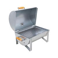 Churrasqueira A Bafo Master Galvanizada Com Tampa Alças De Madeira - Gudim - 3