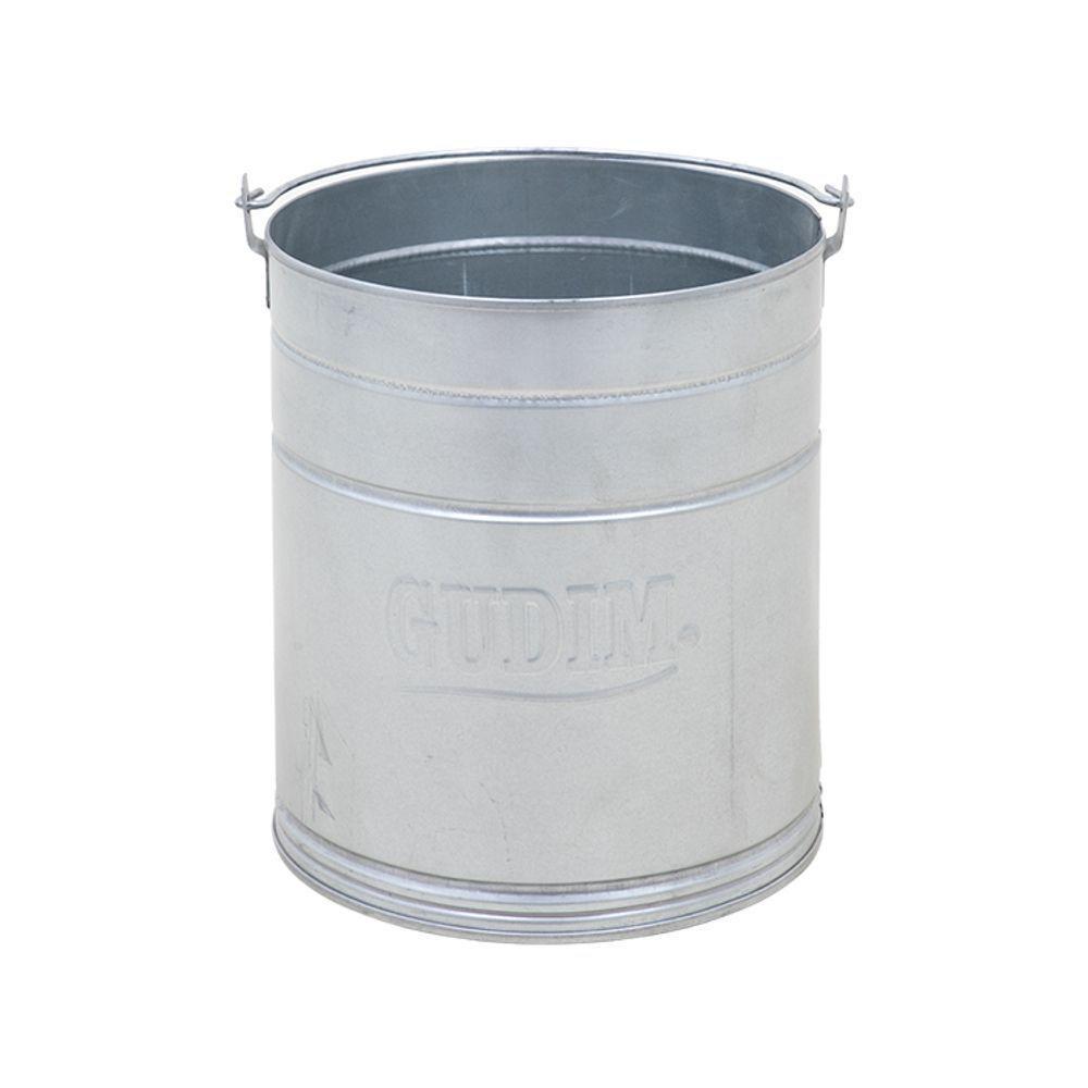 Balde Caçamba 10 Multiuso Litros Construção Civil Aço Galvanizado - Gudim - 2