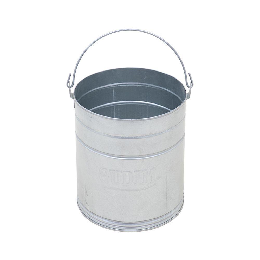 Balde Caçamba 10 Multiuso Litros Construção Civil Aço Galvanizado - Gudim - 3