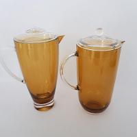 Jarra Em Acrílico Caramelo Ambar 2 Litros