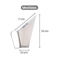 Concha Medidor Para Cereais Ração Aço Inox 500 Gramas - Gudim - 3