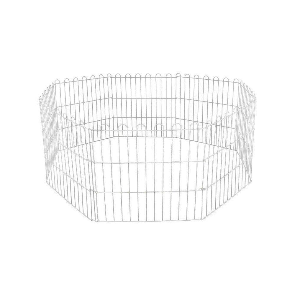 Cercado 01 Pet 8 Módulos 60x60cm Cada Tela Aramada Animais Pequeno E Médio Porte Caes - Gudim - 1