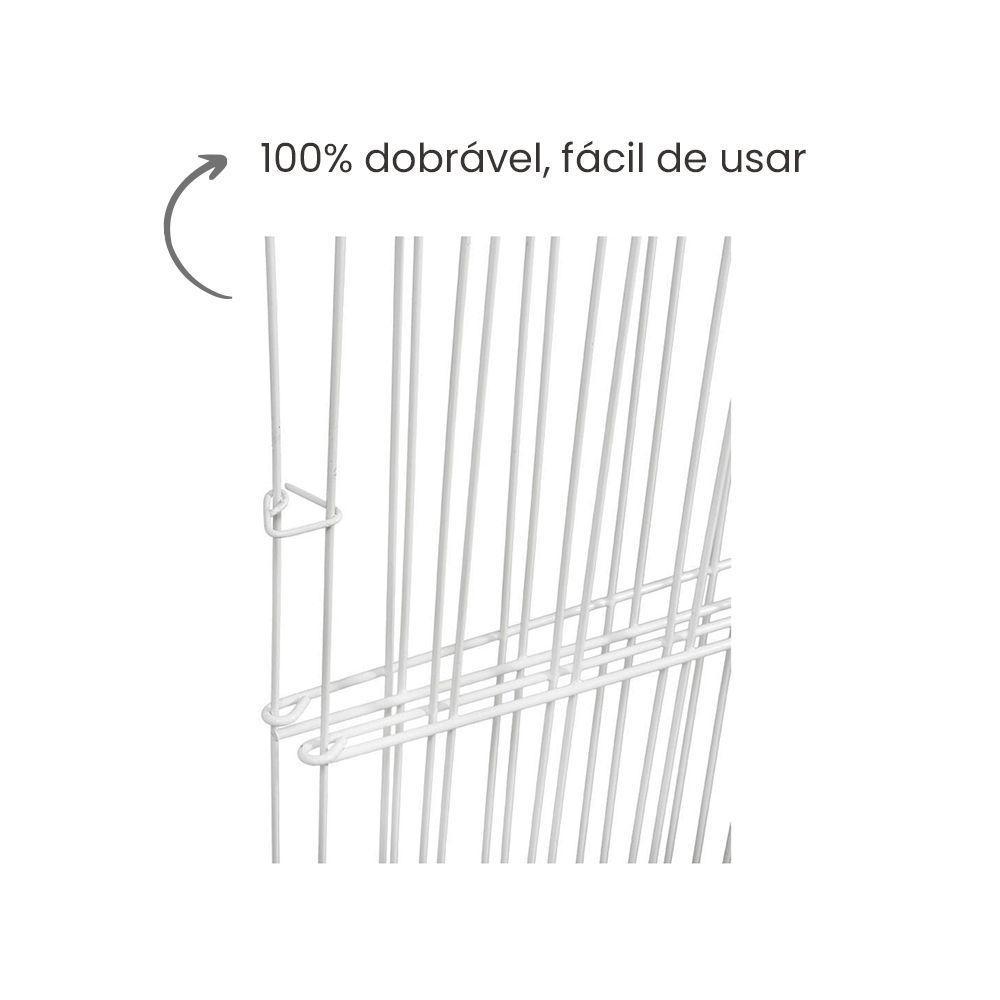 Cercado 01 Pet 8 Módulos 60x60cm Cada Tela Aramada Animais Pequeno E Médio Porte Caes - Gudim - 2