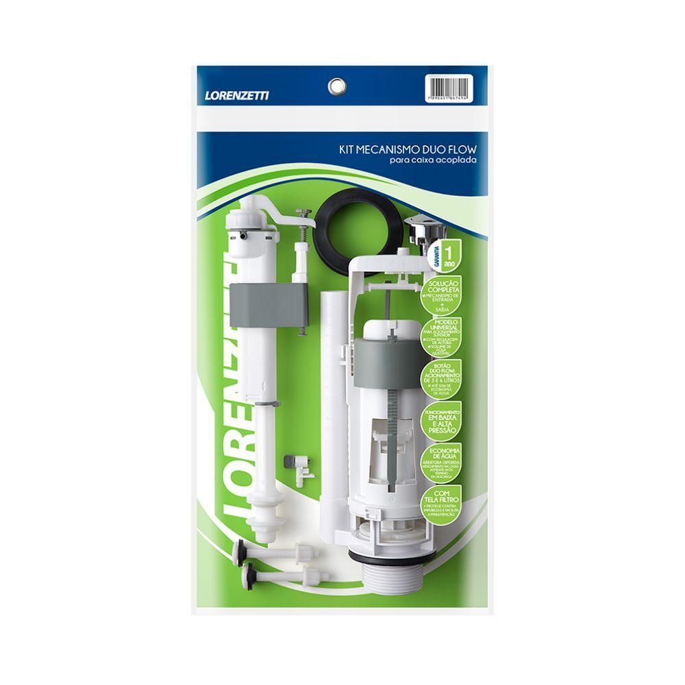 Kit Universal Caixa Acoplada Duo Flow - Lorenzetti - 1