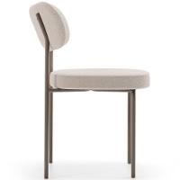 Kit 04 Cadeiras Decorativa Estofada Para Sala De Jantar Melina Base Arena L02 Bouclê Creme - Lyam Decor - 2