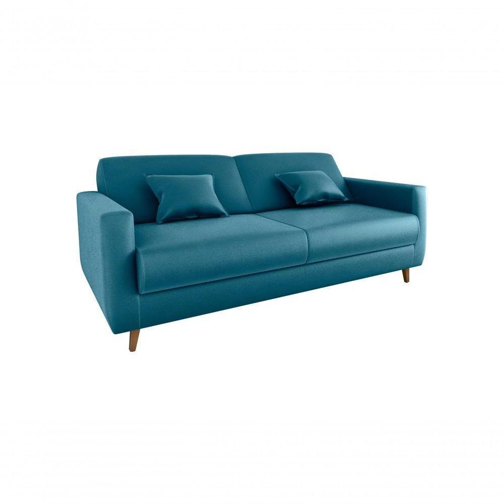 Sofá Cama Emília 2 Lugares 190cm Veludo Turkey Petróleo Matrix - 3