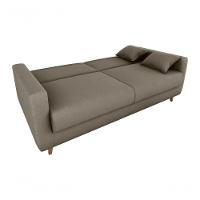 Sofá Cama Emília 2 Lugares 190cm Veludo Capuccino Matrix - 2