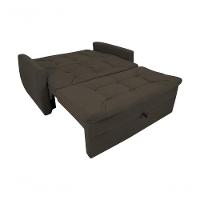 Sofá Cama Meg 2 Lugares Suede Capuccino Matrix - 2
