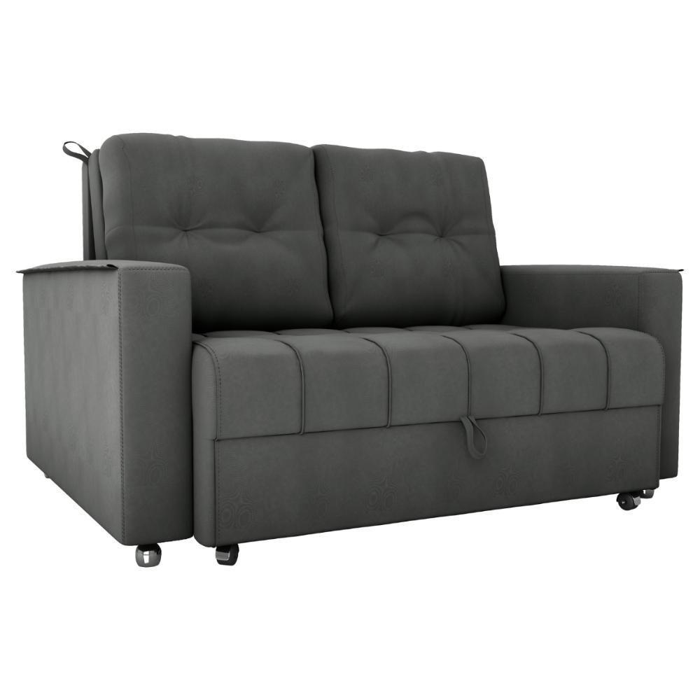 Sofá Cama Para Sala De Estar Cross Veludo Maserati Chumbo - 2