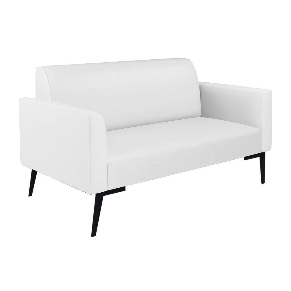 Sofá Namoradeira Com Poltrona Pés Villach Marisa Corino Branco D03 - D'rossi - 6