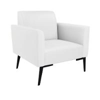 Sofá Namoradeira Com Poltrona Pés Villach Marisa Corino Branco D03 - D'rossi - 5