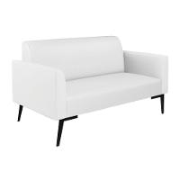 Sofá Namoradeira Com Poltrona Pés Villach Marisa Corino Branco D03 - D'rossi - 6