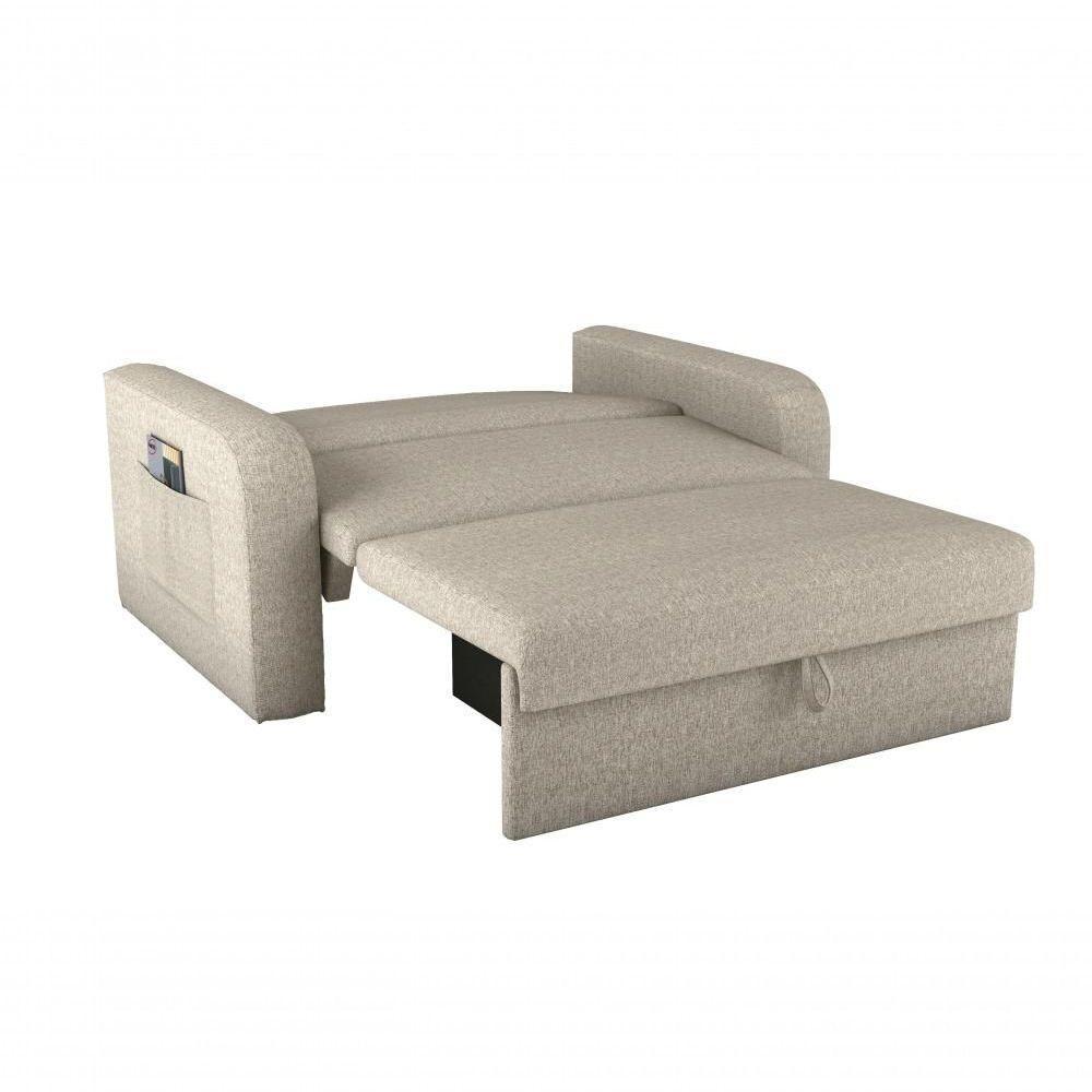 Sofá Cama Daiane 2 Lugares Com Baú Boucle Millenium Matrix - 3