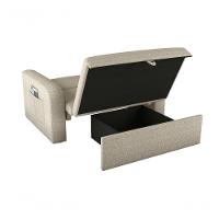 Sofá Cama Daiane 2 Lugares Com Baú Boucle Millenium Matrix - 2