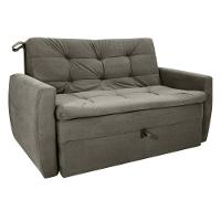 Sofá Cama 2 Lugares Bray Veludo Turkey Marrom - 2