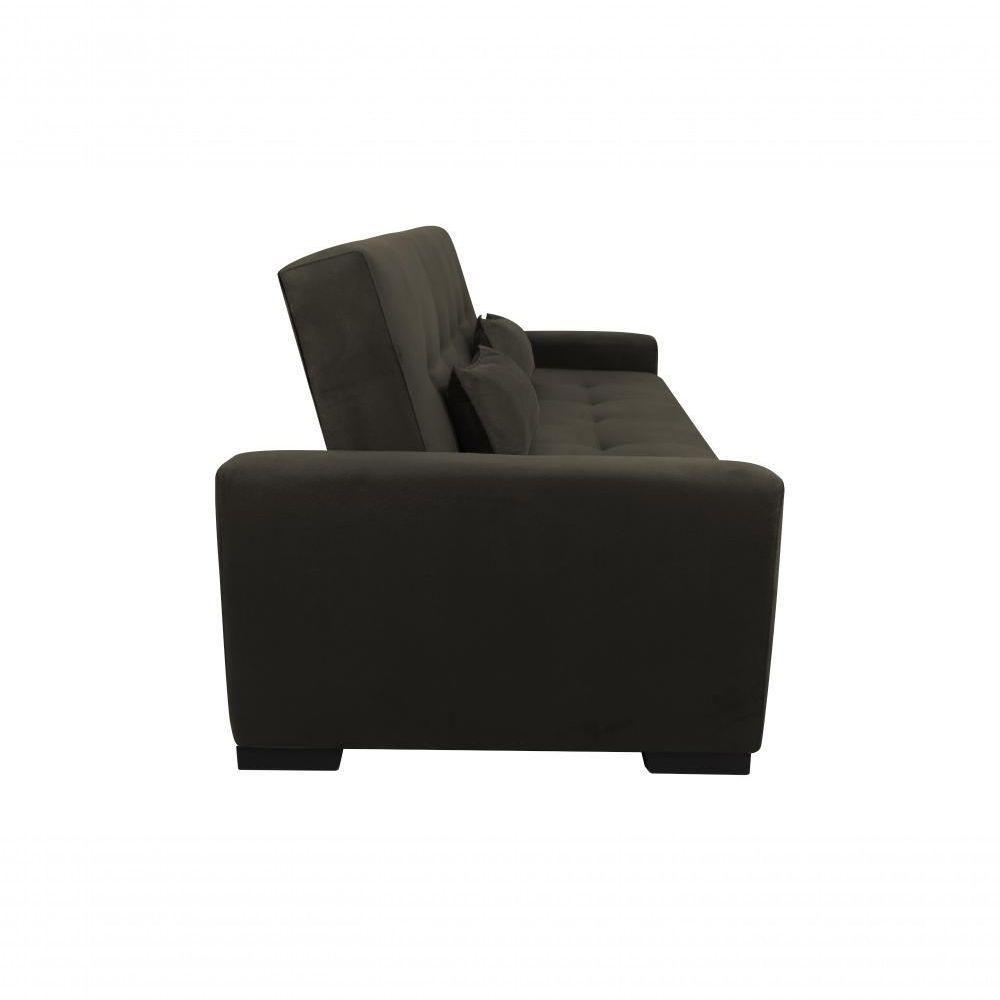Sofá Cama Lavínia 3 Lugares Suede Capuccino Matrix - 5